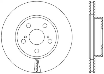 Тормозной диск OPEN PARTS BDA2463.20