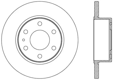 Тормозной диск OPEN PARTS BDA2471.10