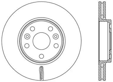 Тормозной диск OPEN PARTS BDA2528.20