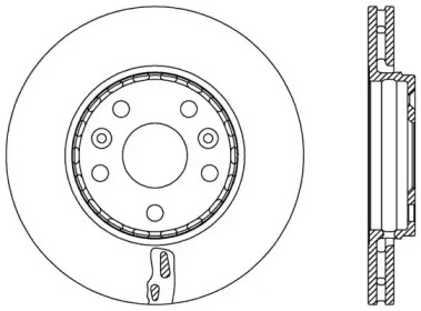 Тормозной диск OPEN PARTS BDA2529.20