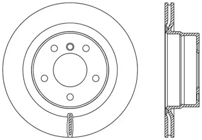 Тормозной диск OPEN PARTS BDA2532.20