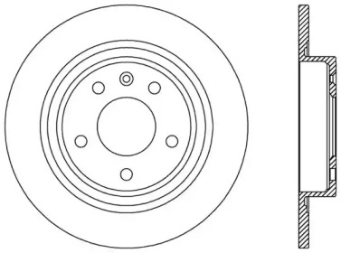 Тормозной диск OPEN PARTS BDA2538.10