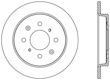 Тормозной диск OPEN PARTS BDA2553.10