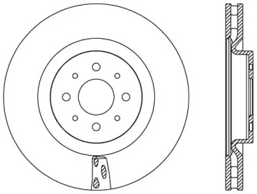 Тормозной диск OPEN PARTS BDA2563.20