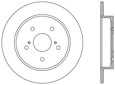 Тормозной диск OPEN PARTS BDA2567.10