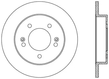 Тормозной диск OPEN PARTS BDA2569.10