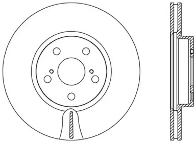 Тормозной диск OPEN PARTS BDA2583.20