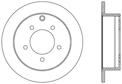 Тормозной диск OPEN PARTS BDA2588.10