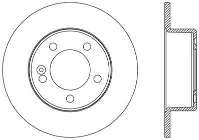 Тормозной диск OPEN PARTS BDA2599.10