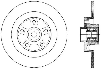 Тормозной диск OPEN PARTS BDA2602.30