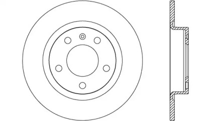 Тормозной диск OPEN PARTS BDA2649.10