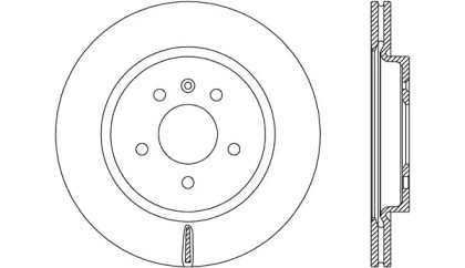 Тормозной диск OPEN PARTS BDA2669.20