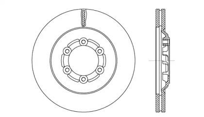 Тормозной диск OPEN PARTS BDA2711.20