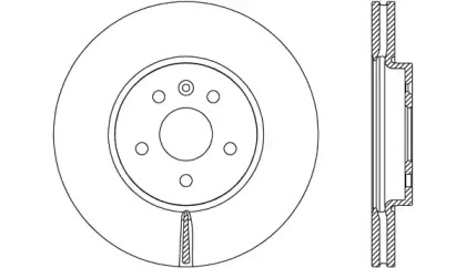 Тормозной диск OPEN PARTS BDA2716.20