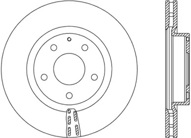 Тормозной диск OPEN PARTS BDA2729.20