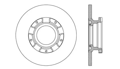 Тормозной диск OPEN PARTS BDA2735.10