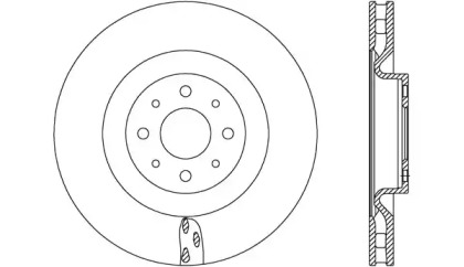 Тормозной диск OPEN PARTS BDA2771.20