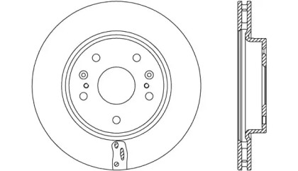 Тормозной диск OPEN PARTS BDA2774.20