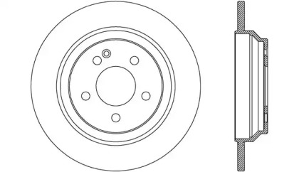 Тормозной диск OPEN PARTS BDA2778.10