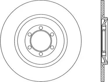 Тормозной диск OPEN PARTS BDR1003.10