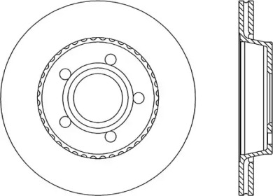 Тормозной диск OPEN PARTS BDR1029.20