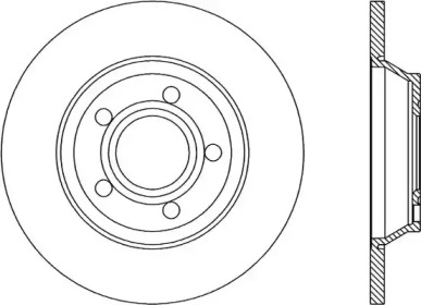 Тормозной диск OPEN PARTS BDR1042.10