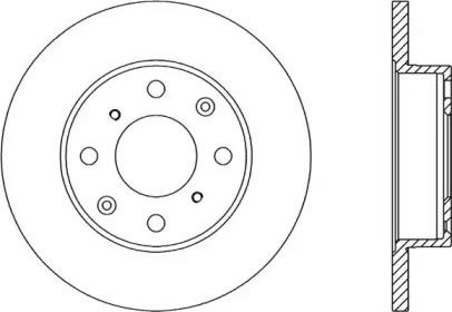 Тормозной диск OPEN PARTS BDR1050.10