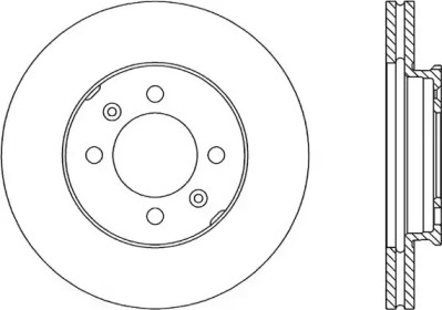 Тормозной диск OPEN PARTS BDR1051.20