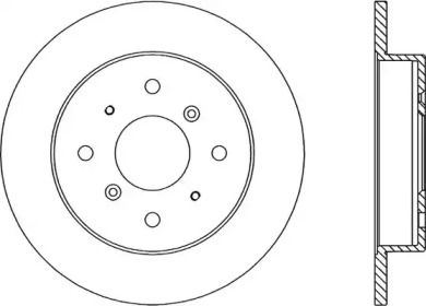 Тормозной диск OPEN PARTS BDR1056.10