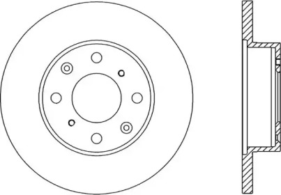 Тормозной диск OPEN PARTS BDR1063.10