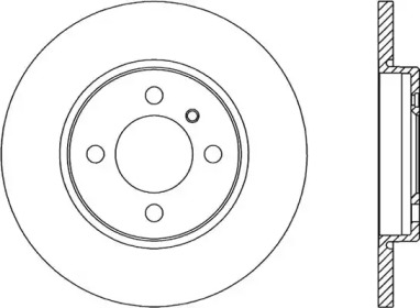 Тормозной диск OPEN PARTS BDR1080.10