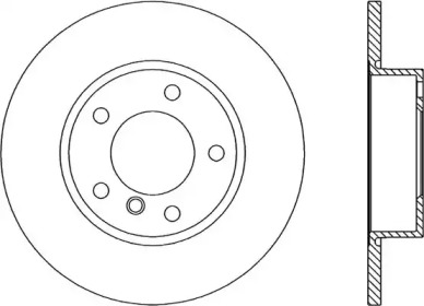 Тормозной диск OPEN PARTS BDR1092.10