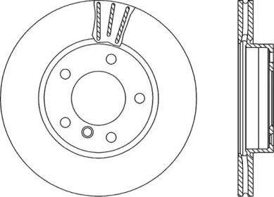 Тормозной диск OPEN PARTS BDR1093.20