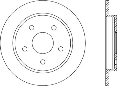 Тормозной диск OPEN PARTS BDR1164.10