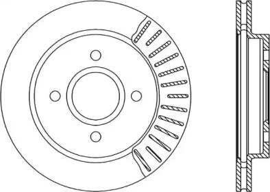 Тормозной диск OPEN PARTS BDR1185.20