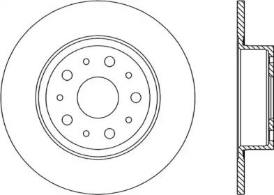 Тормозной диск OPEN PARTS BDR1234.10