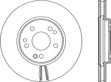 Тормозной диск OPEN PARTS BDR1306.20