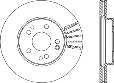 Тормозной диск OPEN PARTS BDR1313.20