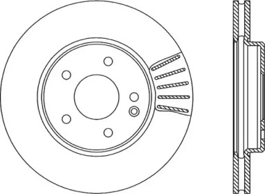 Тормозной диск OPEN PARTS BDR1314.20