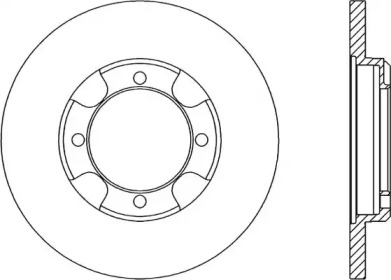 Тормозной диск OPEN PARTS BDR1347.10