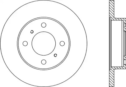 Тормозной диск OPEN PARTS BDR1349.10