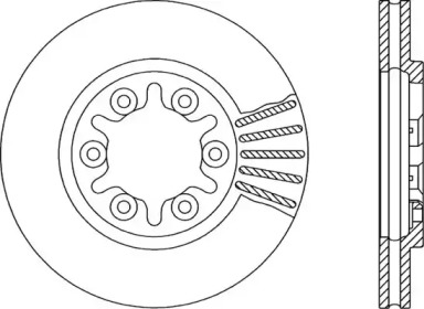 Тормозной диск OPEN PARTS BDR1378.20