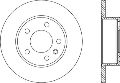 Тормозной диск OPEN PARTS BDR1406.10