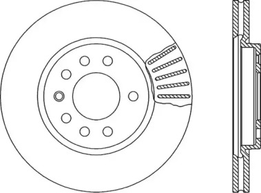 Тормозной диск OPEN PARTS BDR1418.20