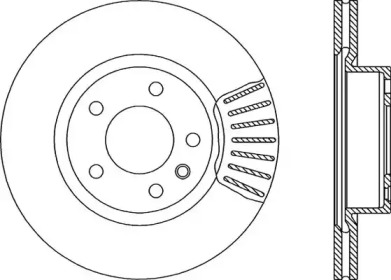 Тормозной диск OPEN PARTS BDR1419.20