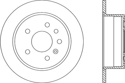 Тормозной диск OPEN PARTS BDR1421.10