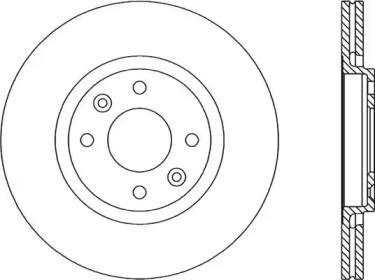 Тормозной диск OPEN PARTS BDR1456.20