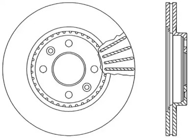 Тормозной диск OPEN PARTS BDR1462.20