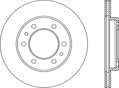 Тормозной диск OPEN PARTS BDR1527.20