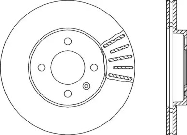 Тормозной диск OPEN PARTS BDR1579.20